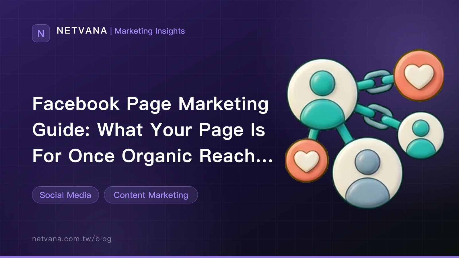 Facebook Page Marketing Guide: What Your Page Is For Once Organic Reach Drops | NETVANA Marketing Insights article cover