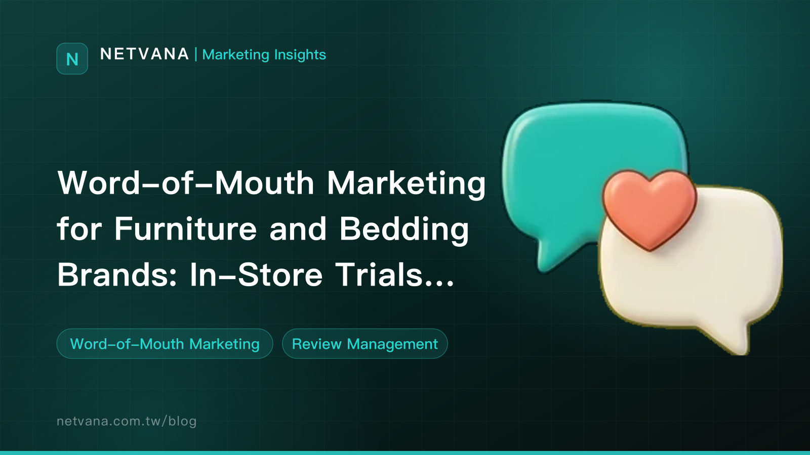 Word-of-Mouth Marketing for Furniture and Bedding Brands: In-Store Trials, Delivery Complaints, and Long-Term Reviews | NETVANA Marketing Insights article cover